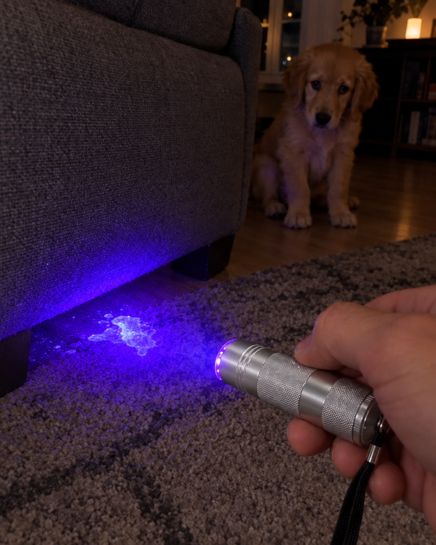 Lampe UV Détective Taches – coloris Argent