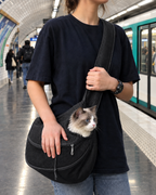 Sac Bandoulière Filet Aéré – coloris Noir