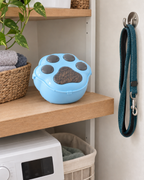 Boîte à Croquettes Patte Fraîcheur – coloris Bleu