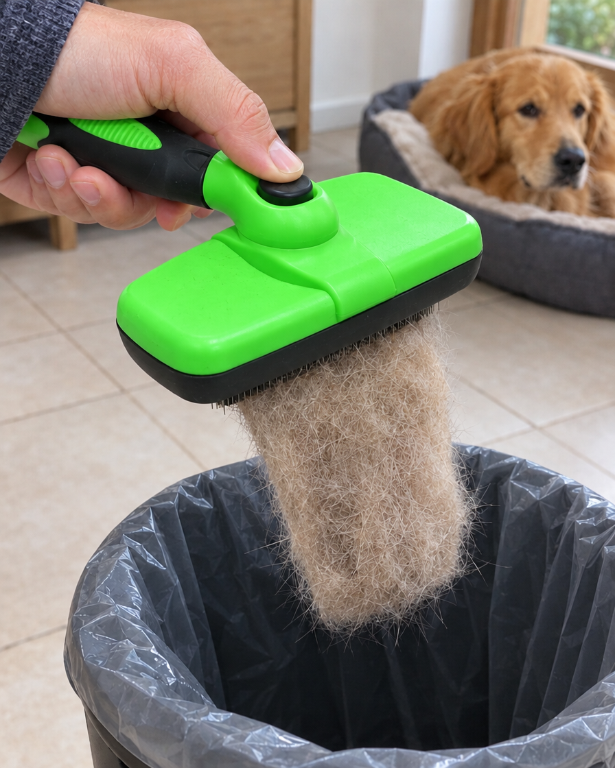 Brosse Carde Clic-Nettoyage – coloris Vert