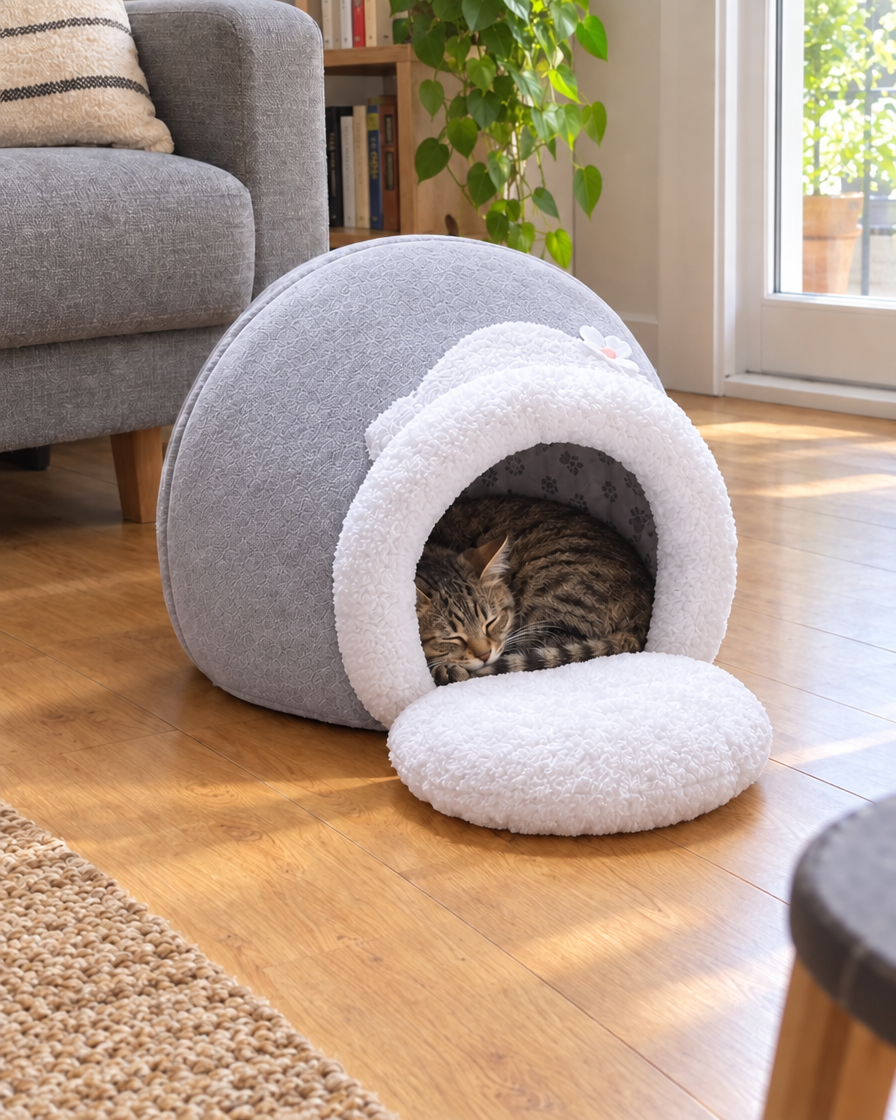 Lit Igloo Cocon – coloris Gris