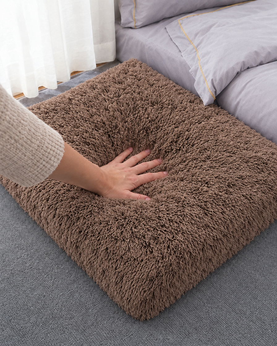 Coussin Mémoire Onde Douce – coloris Marron