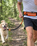 Laisse Mains Libres Canicross – coloris Orange