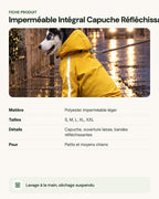 Imperméable Intégral Capuche Réfléchissant – fiche produit