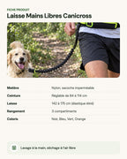 Laisse Mains Libres Canicross – fiche produit