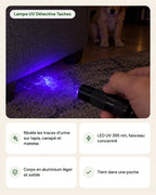 Lampe UV Détective Taches – points forts