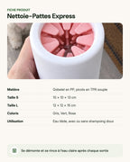 Nettoie-Pattes Express – fiche produit