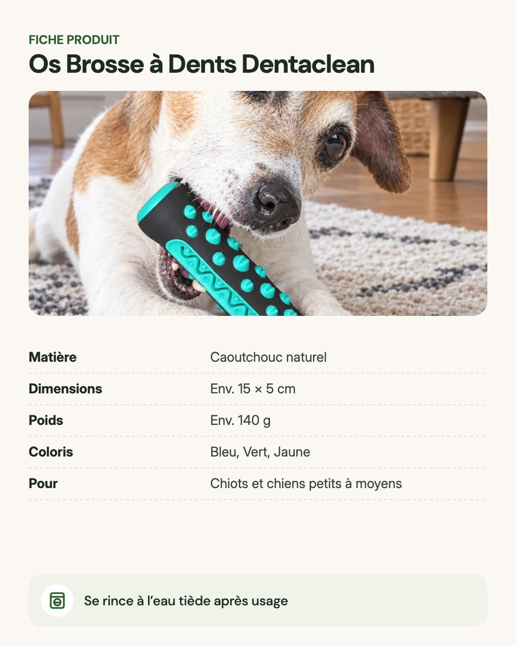 Os Brosse à Dents Dentaclean – fiche produit