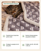 Plaid Câlin Bordure Sherpa – points forts