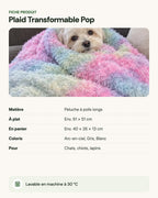 Plaid Transformable Pop – fiche produit